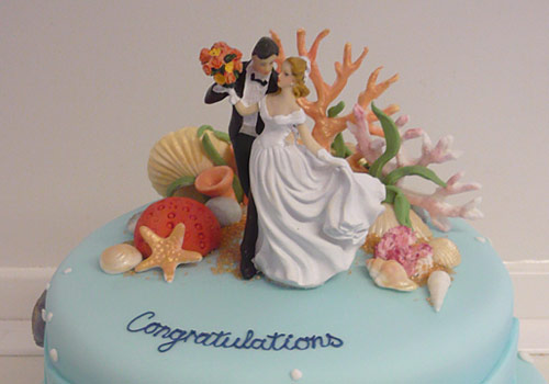A 'sea' themed cake